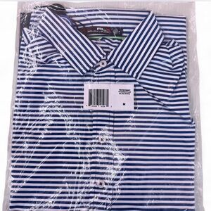 Ralph Lauren Navy and White Striped Shirt